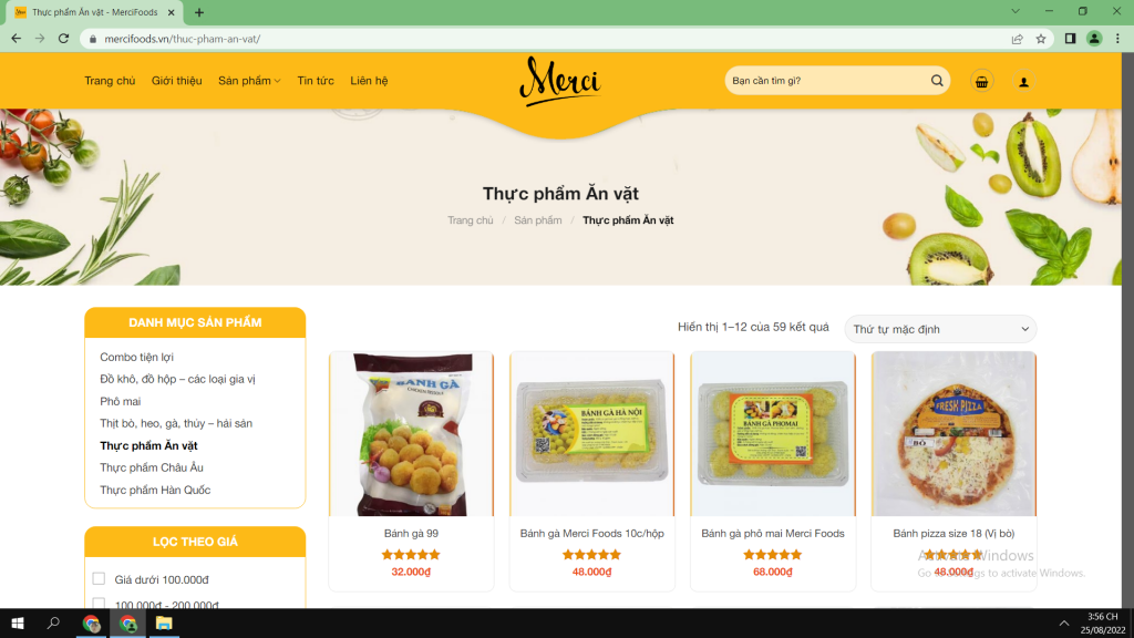 Chọn sản phẩm cần mua