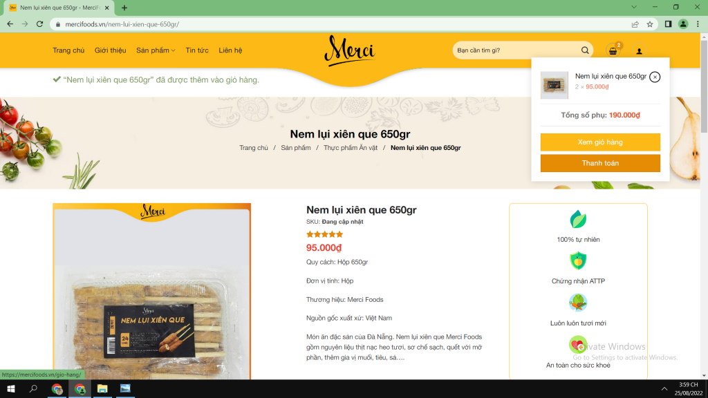 Chọn sản phẩm cần mua