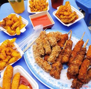 Các món Must Try khi đến quán ăn vặt cô Dung