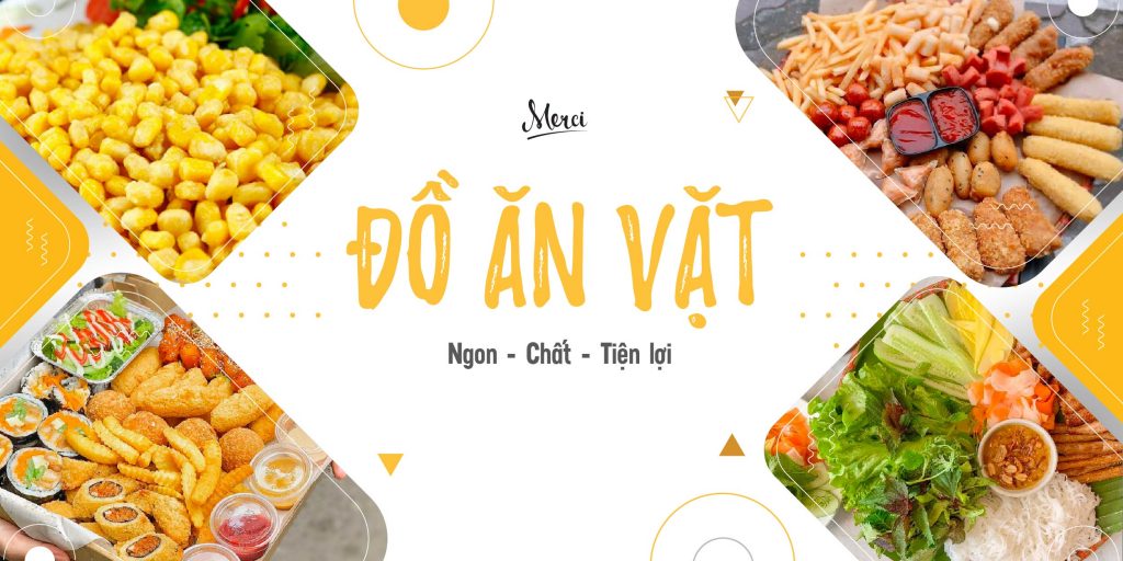 TOP 4 sản phẩm ăn vặt HOT nhà Merci Foods MerciFoods