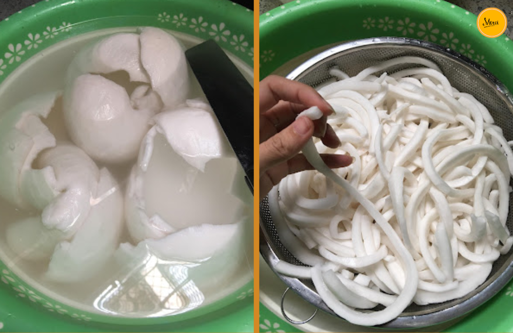 Cách làm mứt dừa trà xanh